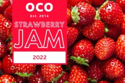 Strawberry jam label